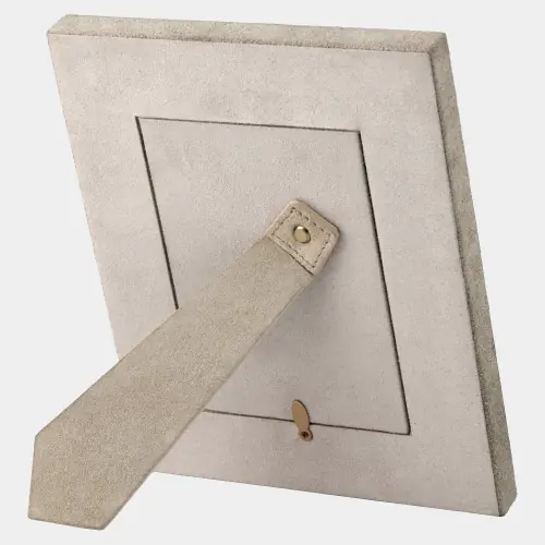 Posh Picture Frame-5x7-Parchment Suede
