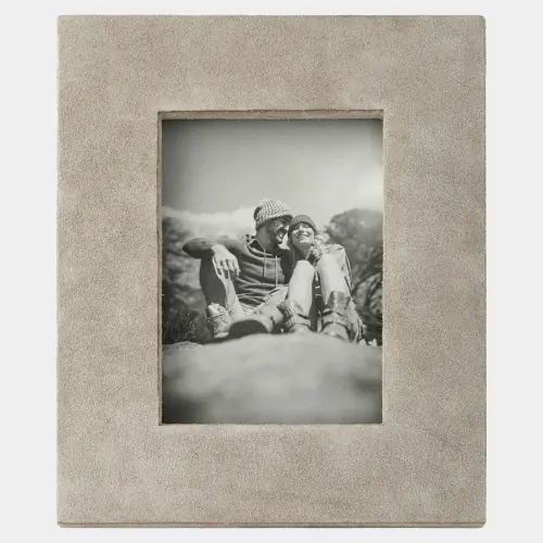Posh Picture Frame-5x7-Parchment Suede