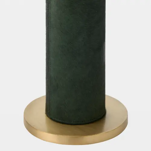 Posh Floor Lamp-Green Hair-on-Hide