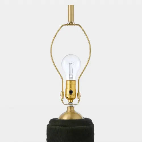 Posh Floor Lamp-Green Hair-on-Hide