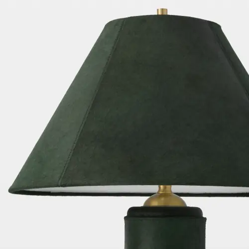 Posh Floor Lamp-Green Hair-on-Hide
