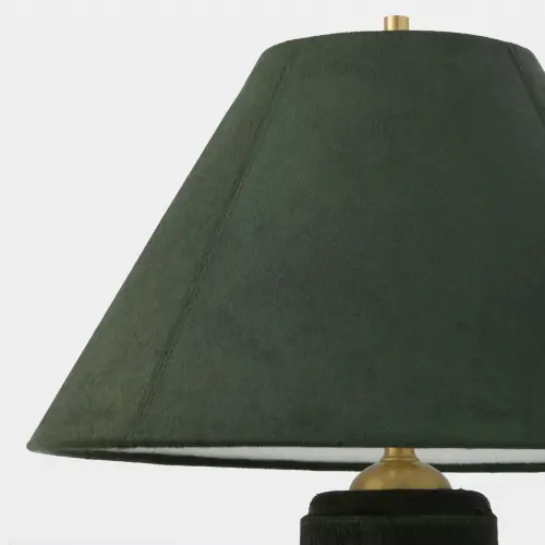 Posh Table Lamp-Green Hair-on-Hide