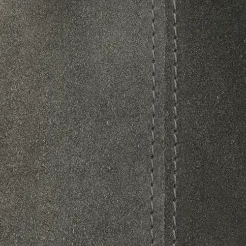 Posh Floor Lamp-Gray Suede