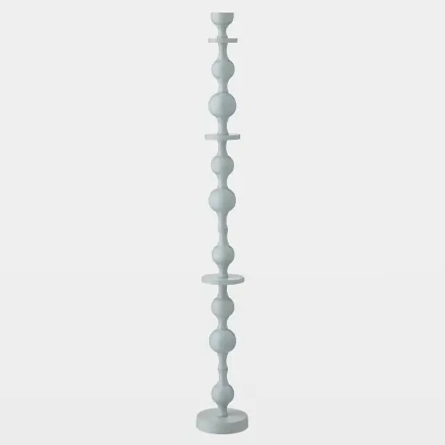 Bobbin Totem Candlesticks-Green
