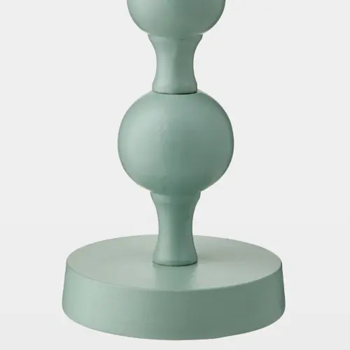 Bobbin Totem Candlesticks-Green