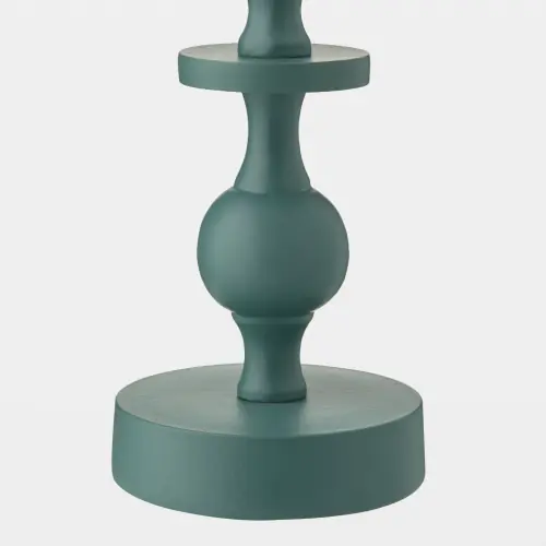 Bobbin Totem Candlesticks-Green