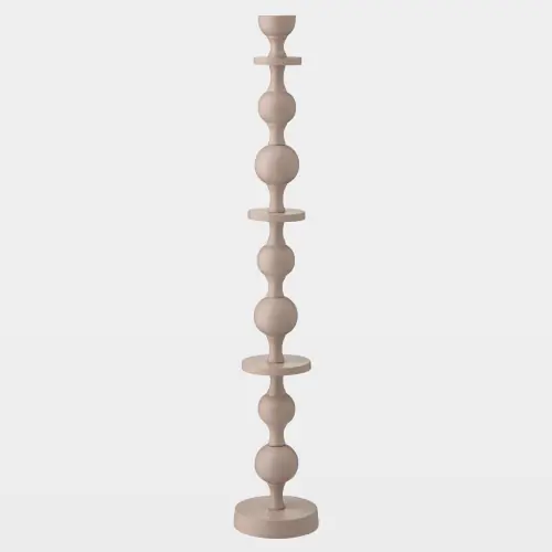 Bobbin Totem Candlesticks-Pink