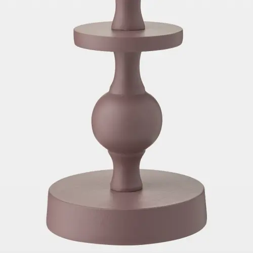 Bobbin Totem Candlesticks-Pink