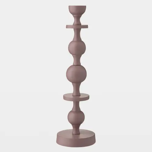 Bobbin Totem Candlesticks-Pink