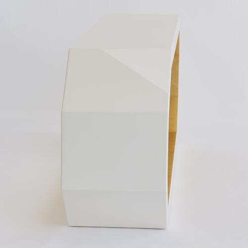 Facet Console-Gold Leaf