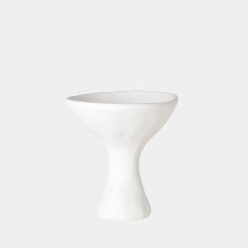Modernist Urn-White Plaster