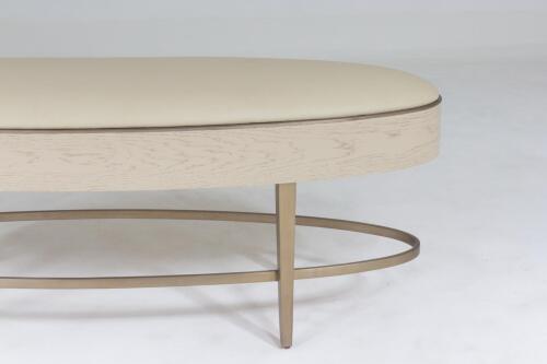 Ellipse Bench-Ivory