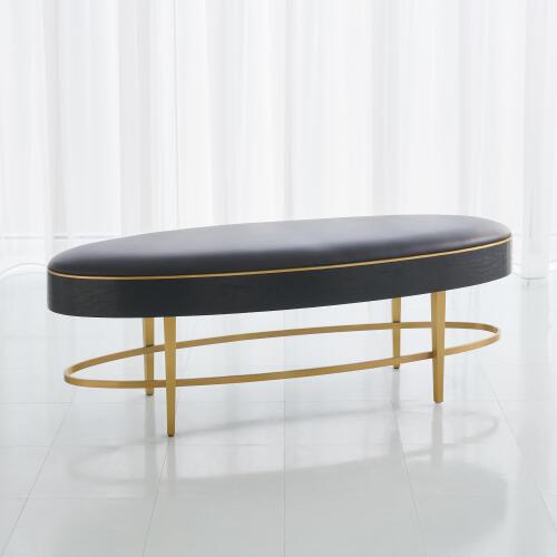 Ellipse Bench-Ebony