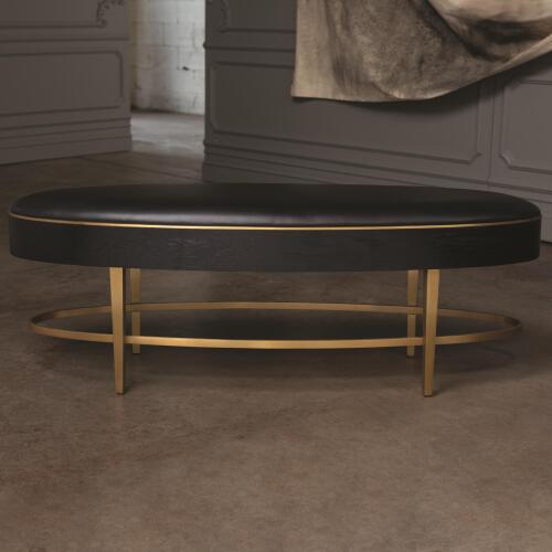 Ellipse Bench-Ebony
