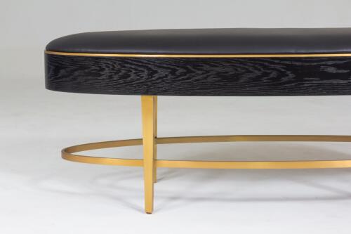 Ellipse Bench-Ebony