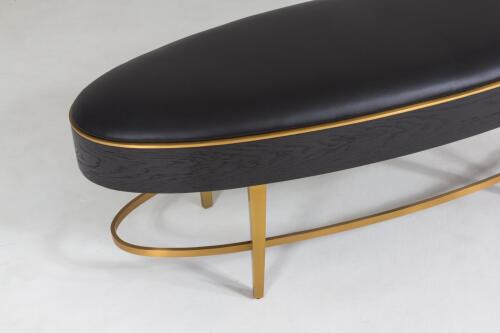 Ellipse Bench-Ebony
