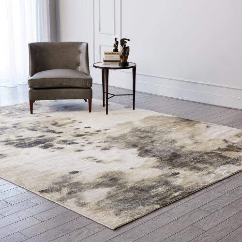 Smoke Rug-Ivory/Taupe