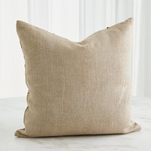 Roman Beaded Pillow-Gold