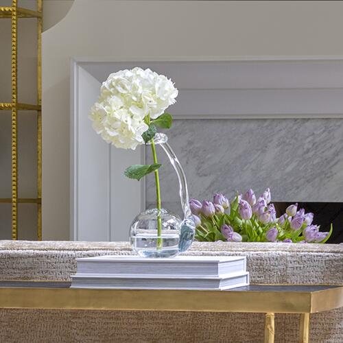 Clear Ring Flower Vase