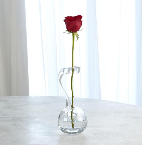 Clear Ring Flower Vase