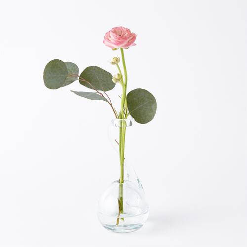 Clear Ring Flower Vase