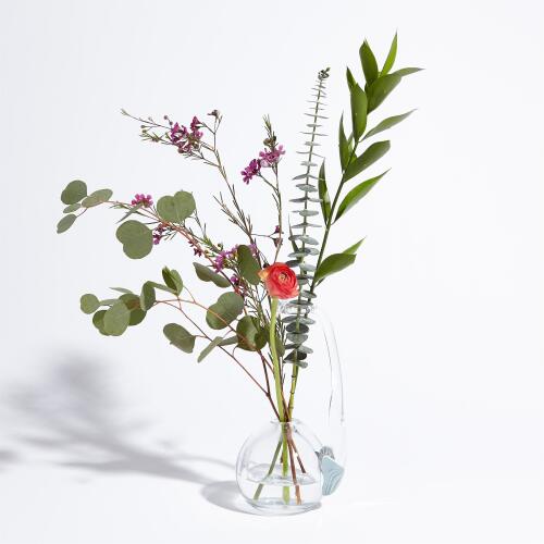 Clear Ring Flower Vase