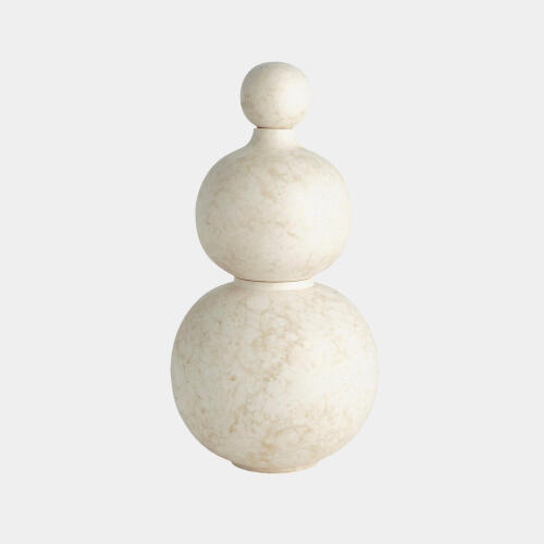 Nixie Bubble Stacking Vase-Ivory
