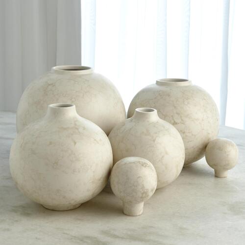 Bubble Stacking Vase-Ivory