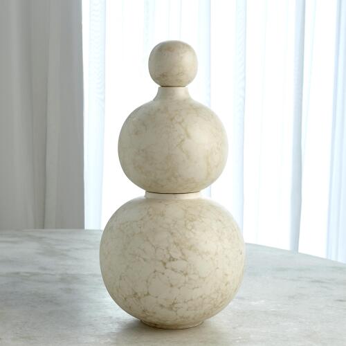 Bubble Stacking Vase-Ivory