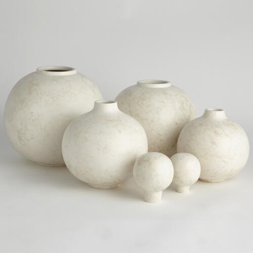 Bubble Stacking Vase-Ivory