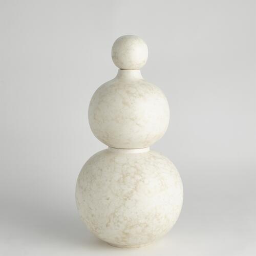 Bubble Stacking Vase-Ivory