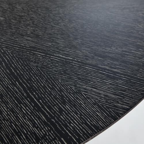 Spheres Dining Table-Ebony Cerused Oak