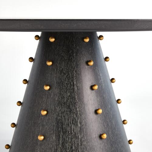 Spheres Dining Table-Ebony Cerused Oak
