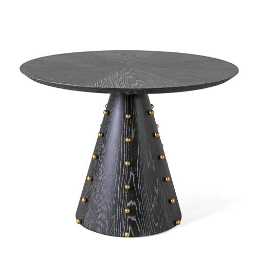 Spheres Center Table-Ebony Cerused Oak