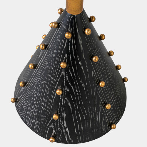 Spheres Drink Table-Ebony Cerused Oak