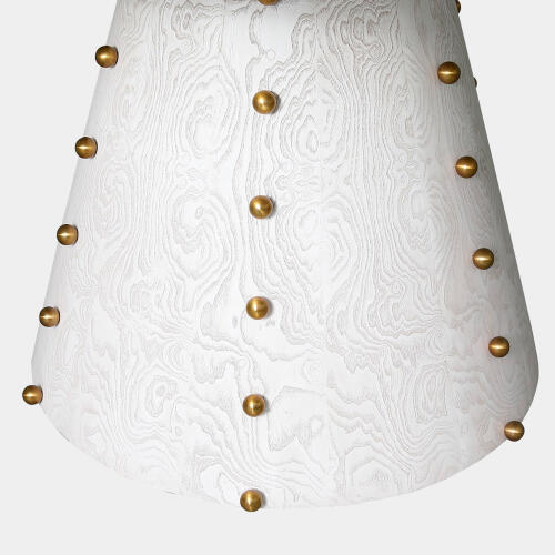 Spheres Dining Table-White Burl