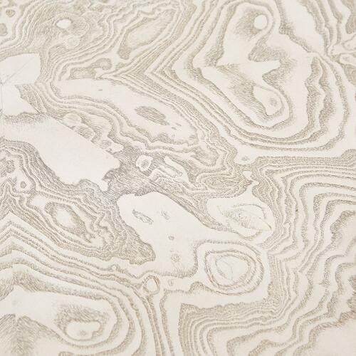 Spheres Center Table-White Burl-40" Dia