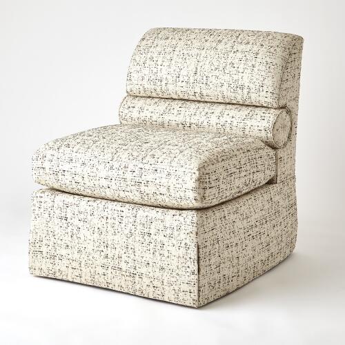Bolster Slipper Chair-Truce-Kona