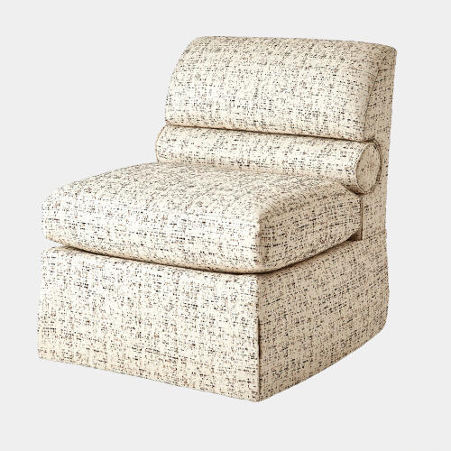 bolster slipper chair-truce-kona