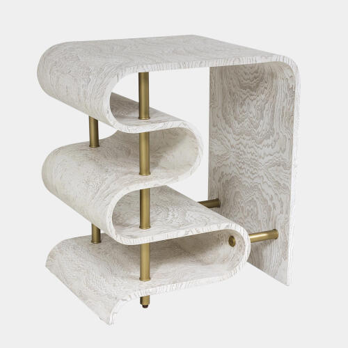 Traverse Side Table-White