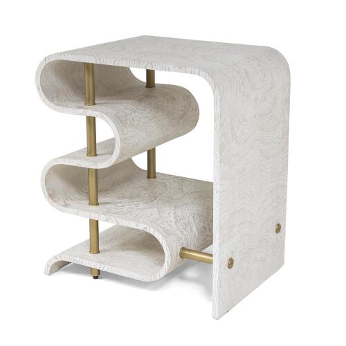 Traverse Side Table-White