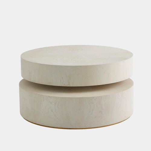 Pivot Cocktail Table-White