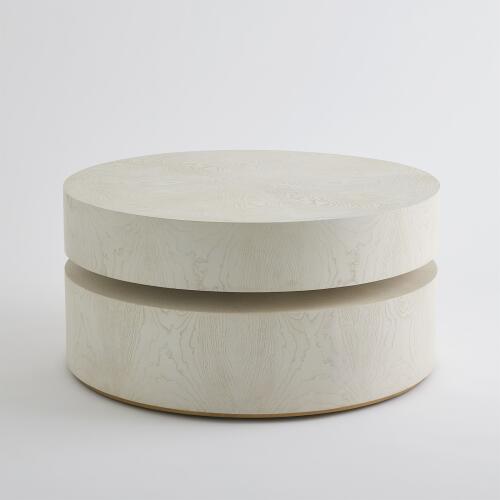 Pivot Cocktail Table-White