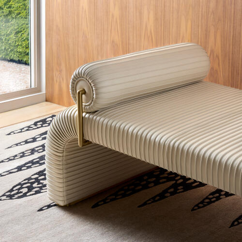 Cade Daybed-Milk Leather