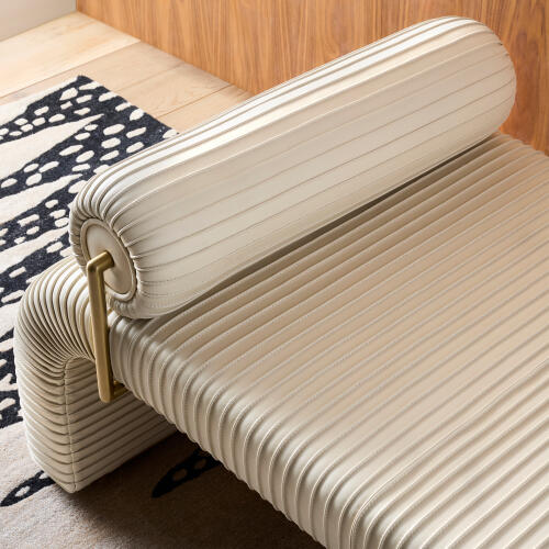 Cade Daybed-Milk Leather