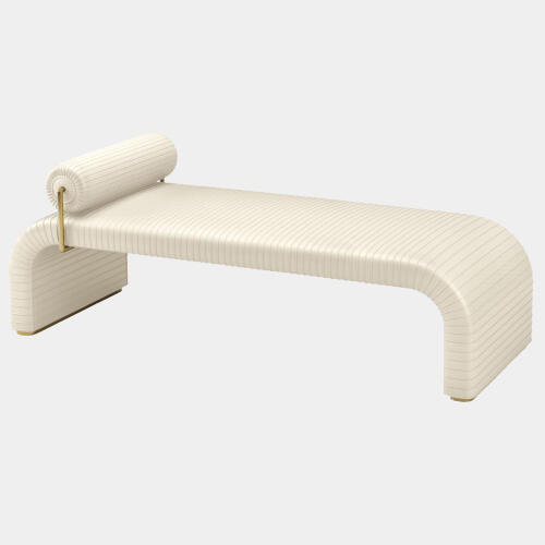 cade daybed-milk leather