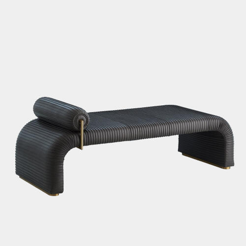 Cade Daybed-Graphite Leather