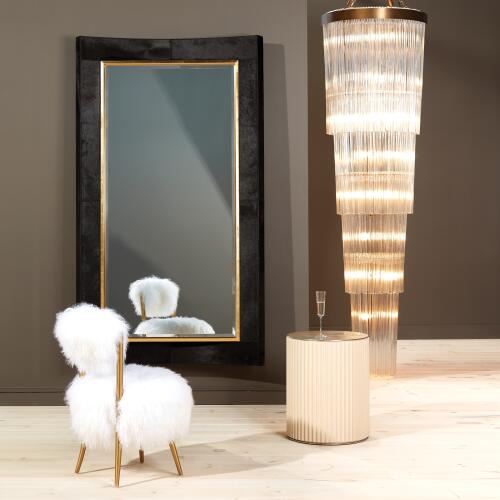 Hailey Chair-Mongolian Lamb-White