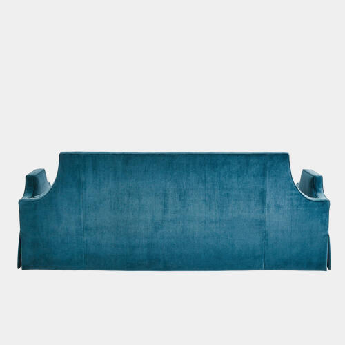Diana Skirted Sofa-Dragonfly Blue