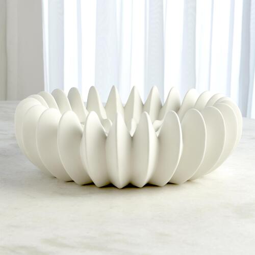Spicchi Line Bowl-Matte White